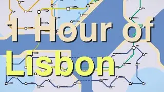 One Hour of MINI METRO: Lisbon [Colorblind Friendly]