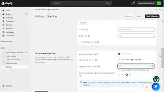 Set available delivery days, time slots, and blackout days for shipping