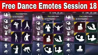 How to get Free Emotes in PUBG Season 18 | How to Free Emotes in PUBG Mobile | PUBG Free Emotes
