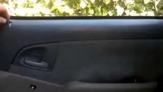 Снятие обшивки при закрытой двери   Toyota Yaris Verso Funcargo