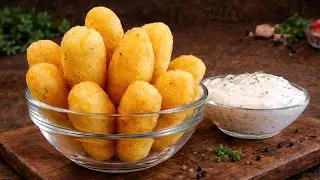 Sticks - POTATO croquettes ❗ with 2 ingredients to a great side dish