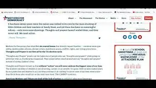 New ad 'Thoughts and Prayers' from communist group called Mothers for Democracy