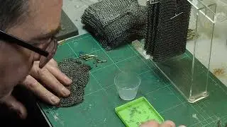 Making of the lorica hamata in 1/6 scale… mounting of the hook