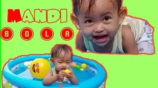 Mandi BOLA dan Bermain air,boneka bebek,mainan bebek