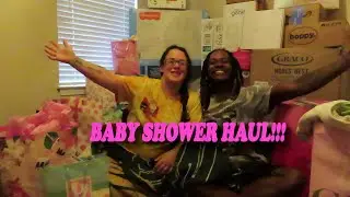 What We Got From Our Baby Shower! PT 1 ( Baby Shower Haul )