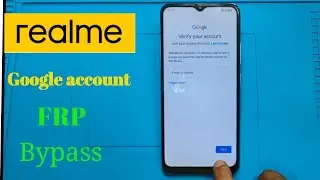 Realme nazo 20 30 10 - Google account Frp bypass 100% solution