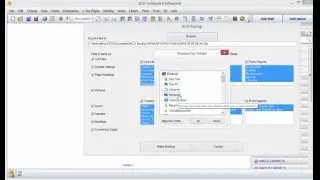 Backup and restore your files in KCD Software