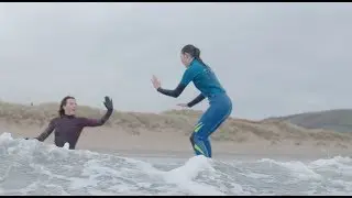 Getting girls into surfing  | dryrobe x Lucy Campbell