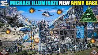 🔺GTA 5 : MICHAEL THE INDIAN MAFIA ILLUMINATI NEW ARMY BASE AND NEW SHOWROOM CARS UNDERWATER MAFIA 🔥