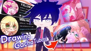 Drawing GACHATUBERS in my ART STYLE!✨ + Storytime