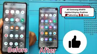 Samsung All Models Display Fadded Problem Done 💯💯💯 / Samsung Display Looks Faded Problem Fix Done 🔥🔥