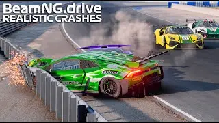 Realistic Motorsport Crashes #3 | BeamNG Drive