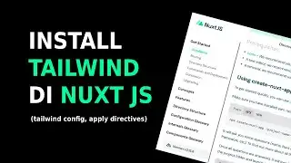 Cara Install Tailwind CSS di Nuxt JS