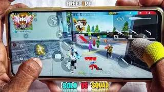 POCO X3 PRO - SOLO VS SQUAD FREE FIRE (HANDCAM) 🎮 GAMEPLAY