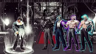 [KOF Mugen] WF Iori Yagami Vs Dark Rugal Team