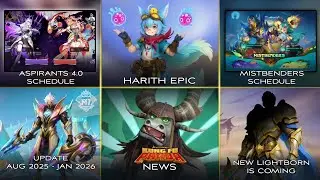 ALL EVENT FROM AUG - JANUARY, KUNG FU PANDA, NEW LIGHTBORN, HARITH EPIC - Mobile Legends: Bang Bang