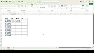 Extract Year, Month and Day from Date using TEXT function - Single Cell Formula