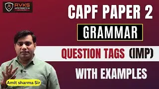 Questions Tags | Questions Tags in English grammar with Examples | CAPF Grammar
