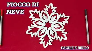 Come fare un Fiocco di Neve di Carta (Creativo e Originale)