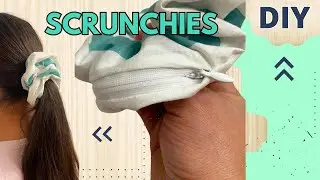 SCRUNCHIES O COLETEROS CON CREMALLERA | Yuyis Creations