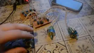 First test 3x VCO 1V/oct/Первое тестирование трёхосциляторного генератора 1V/Oct