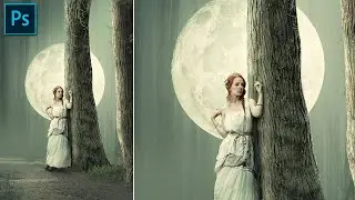 Surreal Moon - Photoshop Photo Manipulation Tutorial