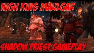 HIGH KING MAULGAR KILL | WOW TBC CLASSIC | SHADOW PRIEST GAMEPLAY