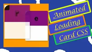 Infinite Stack Card Animation Effects | Card Animation Html5 CSS3 | Animated Loading Card using CSS