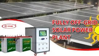10Kva Fully Off-grid Solar System | Nilambur Pittappillil | Murickens Group | Flyline Battery System
