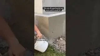 DIY Concrete Raised Bed