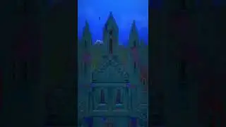 Lukewarm Ocean | Cathedral of the sea #minecraft #shorts #minecraftbuilding   #minecraftimelapse