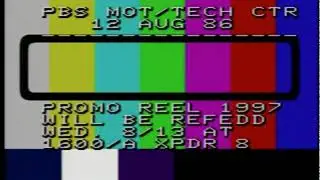 PBS Satellite Service Feed (August 12, 1986) [PBS Satellite Feed]