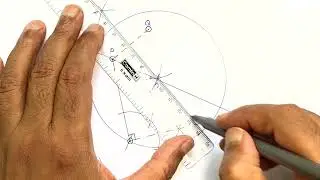 Stereographic projection V: Great circle through two poles