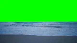Copyright Free animated Ocean Waves Green Screen Effect | Chroma Key | Royalty Free