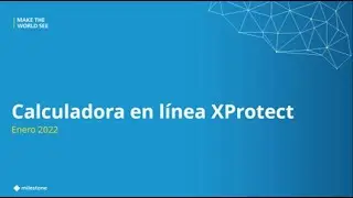 Calculadora en línea XProtect