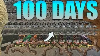 SOLO Spending 100 DAYS On A Fibercraft Server! This is what Happens... | Ark PvP Full Wipe