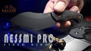 Boker Nessmi Pro Fixed Blade Knife Micarta  - D2 steel - Compact Version Voxnaes Knifemaker