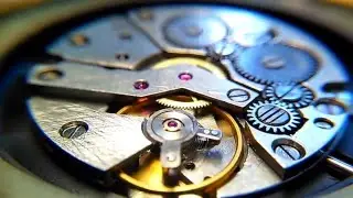 Часы Слава 2428 / USSR watch Slava in macro