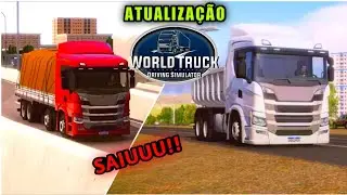SAIUU! MEGA ATUALIZAÇÃO DO WORLD TRUCK DRIVING SIMULATOR/CAMINHÕES CAÇAMBA - NOVO MENU DE GARAGEM! 🚚