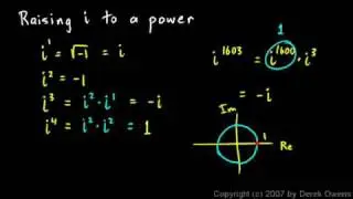 Algebra 2  4.4e - Complex Numbers, Part 5 - The Imaginary Unit