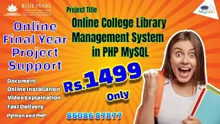 Library Management System #finalyearproject  in #html #php #mysql Online Library Management PHPMySQL