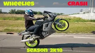 Season 2k18 || Wheelie || Crash & Fails || SV650 || GoPro