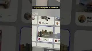 Polycam in Vision Pro