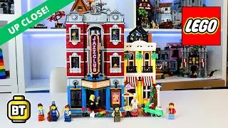 LEGO Icons Jazz club Modular Building up close