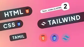 HTML CSS & Tailwind Course #2 - Text, Links & Lists in HTML