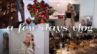 VLOG:wedding venue food tasting + planning updates/chats, prepping for another work week + much more