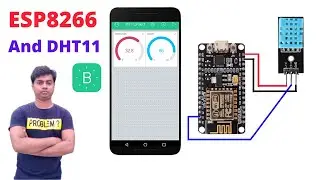 Esp8266 with dht11। Esp8266 with temperature sensor।Esp8266 wifi temperature and humidity sensor