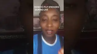 HOW TO ADD/PIN STICKERS TO YOUR TIKTOK LIVE