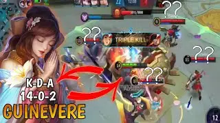 UNKILLABLE GUINEVERE! BEST BUILD & EMBLEM 2021 INSANE DAMAGE - MOBILE LEGENDS