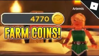How to EASILY FARM HOW TO FARM COINS in WONDER WOMAN: THE THEMYSCIRA EXPERIENCE | Roblox